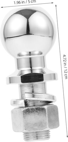 Cabilock Durable Trailer Hitch Ball for Towing Replacement Ball Head Heavy Duty Metal Construction Weather Resistant Secure Connection for Boats Trailers in Saudi Arabia