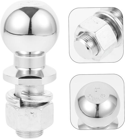 Cabilock Durable Trailer Hitch Ball for Towing Replacement Ball Head Heavy Duty Metal Construction Weather Resistant Secure Connection for Boats Trailers in Saudi Arabia