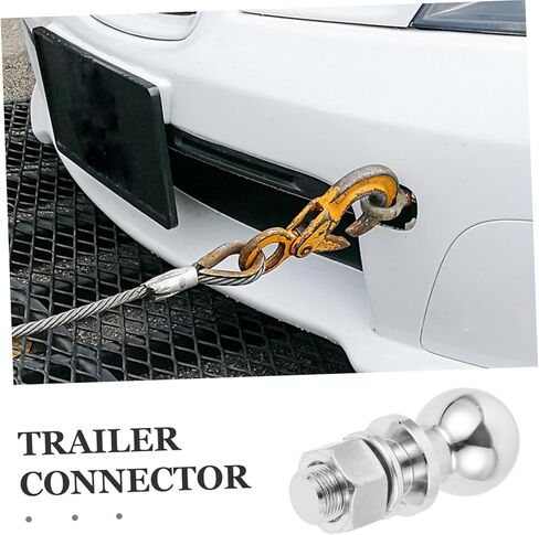 Trailer Hitch Ball Connector Capacity for Utility Boat Trailers Rvs and Suvs Durable Tow Ball with Enhanced Retention Threads in Saudi Arabia