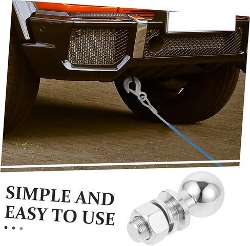 Trailer Hitch Ball Connector Capacity for Utility Boat Trailers Rvs and Suvs Durable Tow Ball with Enhanced Retention Threads in Saudi Arabia