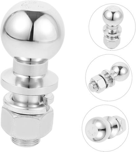 Trailer Hitch Ball Connector Capacity for Utility Boat Trailers Rvs and Suvs Durable Tow Ball with Enhanced Retention Threads in Saudi Arabia