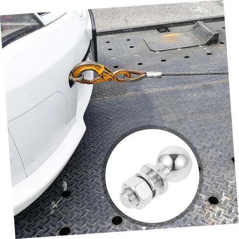 Trailer Hitch Ball Connector Capacity for Utility Boat Trailers Rvs and Suvs Durable Tow Ball with Enhanced Retention Threads in Saudi Arabia