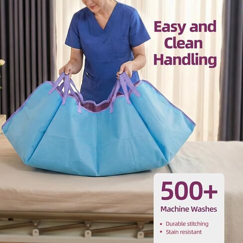 35" x 60" Waterproof Bed Pads with 8 Handles, Reusable Bed Underpads, Positioning Bed Pad for Incontinence, , Washable Pads for Adult, Elderly, Bedwet Kids, Bedridden in Saudi Arabia