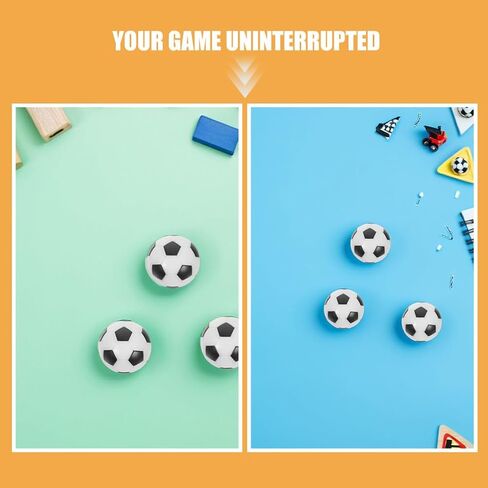 Beaupretty 10 Pcs Foosball Table Replacement Balls, 22mm Mini Soccer Balls, Plastic, Multi-Color, for Tabletop Game, Recreation Room, Kids Party Present in Saudi Arabia