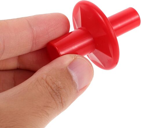 3 قطعة أكمام صنج بلاستيكية حمراء مزدوجة الأطراف ملحقات عالمية عالية القبعة أكمام حامية طبل أجزاء الأجهزة للمدرجات والتركيبات in Kuwait