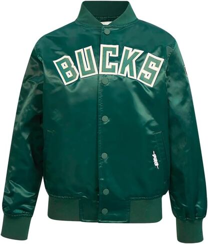 Pro Standard Big Kids NBA Classic Chenille Satin Jacket in Saudi Arabia