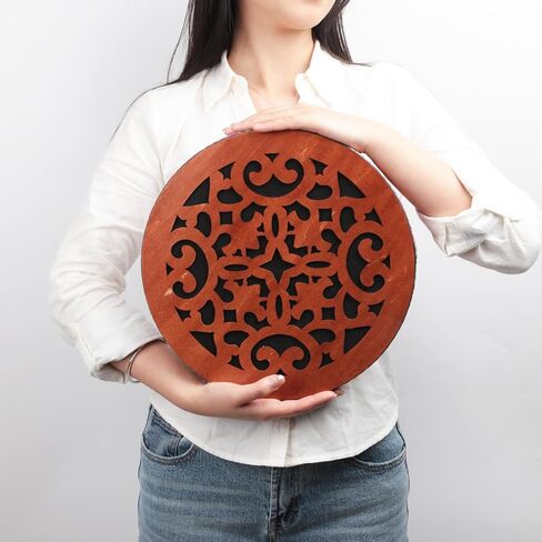 أسطوانة تدفق المياه مقاس 12 بوصة، أسطوانة المحيط "سقوط الماء" على قرص المطر| أداة قرع من الخشب الطبيعي، تحاكي أصوات مياه الأمطار المتدفقة | لشفاء الصوت، والتأمل اليوجا، والأداء الموسيقي in Kuwait