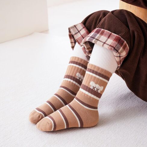 Children's Hiking Socks for Toddlers Boys Girls Winter Warm Thick Insulated Boot Liners Crew Socks 11 Pairs Breathable Anti-Odor in Kuwait