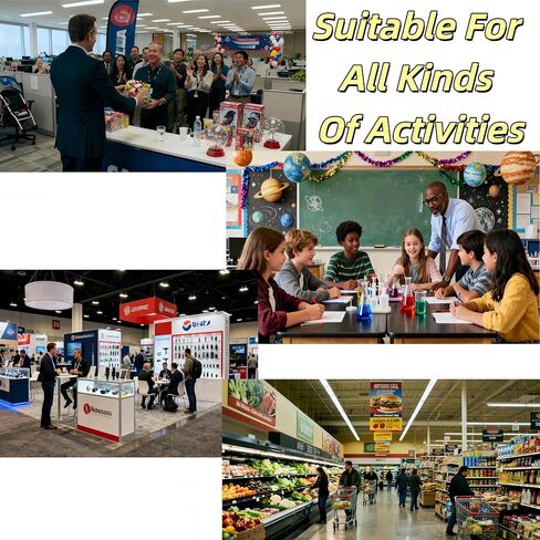 جائزة دوارة شديدة التحمل مقاس 12 بوصة، وعجلة جوائز ذات 10 فتحات مع حامل وقلم تحديد وممحاة قابلة للمسح، للألعاب العائلية وألعاب الفصل الدراسي والكرنفالات والمعارض التجارية والسحوبات والمناسبات الأخرى المختلفة in Kuwait