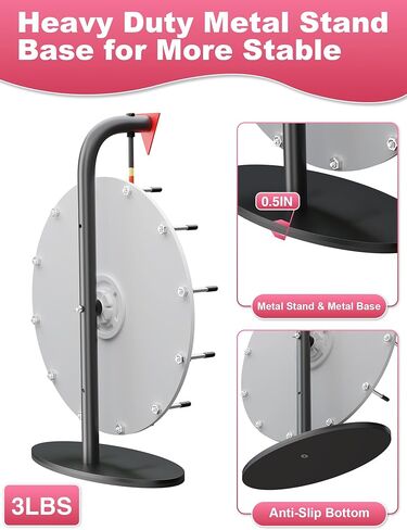 عجلة جائزة ملونة مقاس 12 بوصة، عجلة دوارة شديدة التحمل ذات 12 فتحة، عجلة تدور على الطاولة من أجل لعبة غزل الحظ في معرض الكرنفال التجاري in Kuwait