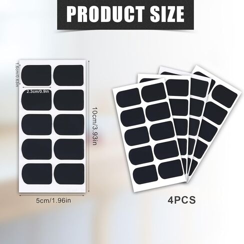 40 قطعة من وسادات الساكسفون السميكة 0.8 مم، وسائد مطاطية لقطعة الفم حامية لقطعة الفم الكلارينيت، رقع ألتو ساكس للسوبرانو ألتو تينور الساكسفون الكلارينيت (أسود) in Saudi Arabia