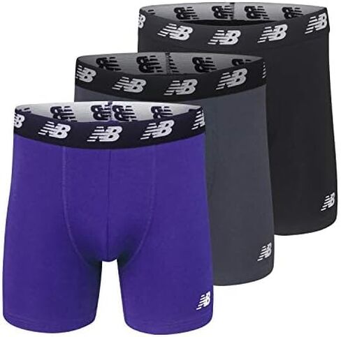 New New New Men Men's No-Fly Cotton Boxer Boxer Boxer ، 5 inste inseam (3 pack) ، Black/Black/Black ، 3x-large in Saudi Arabia