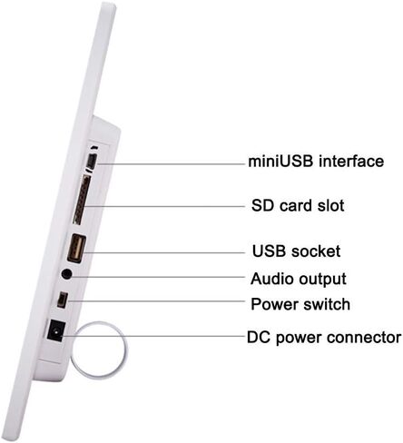 13 بوصة 1280 × 800 بكسل، مع أزرار لمس أمامية لدعم تشغيل صور موسيقى الفيديو in Kuwait
