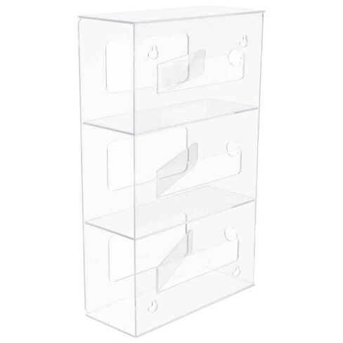 Plasdent 1600H Acrylic Triple Horizontal Glove Dispenser in Kuwait