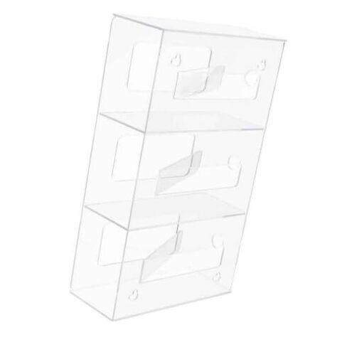 Plasdent 1600H Acrylic Triple Horizontal Glove Dispenser in Kuwait