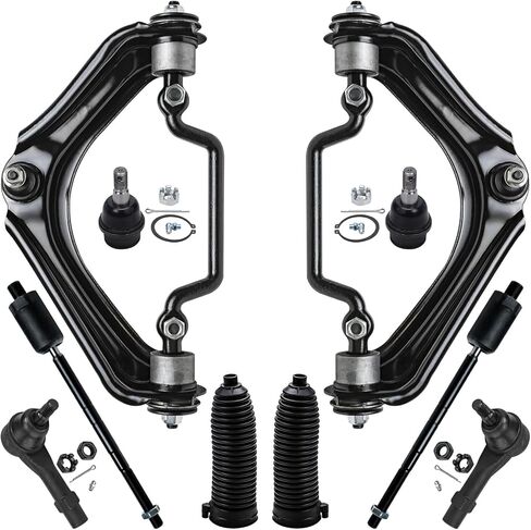Detroit Axle - 10pc Front End Suspension Kit for Toyota Corolla 2003 2004 2005 2006 2007 2008, 2 Lower Control Arms 2 Ball Joints 2 Sway Bar Links 4 Outer & Inner Tie Rods Replacement in Saudi Arabia