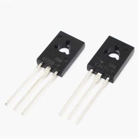 2SA1358 2SC3421 A1358-Y C3421-Y TO-126 مكبر للصوت الاقتران أنبوب 10 قطعة (2SA1358) in Kuwait