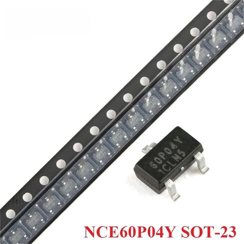 NCE60P04Y SOT-23 NCE60 NCE NCE60P04 SOT23-60V/-4A P-Channel MOS FET Field-Effect Transistor IC Chip 10Pcs in Kuwait