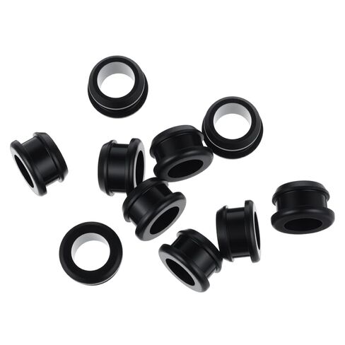 10 Pcs 5/8 Inch Drill Hole Rubber Grommets 1/2 Inch ID, Silicone Top Hat Grommets Firewall Grommet for Wiring Automotive Firewall Hole Plug, Metal Electric Box, Wires Cables Protection in Saudi Arabia