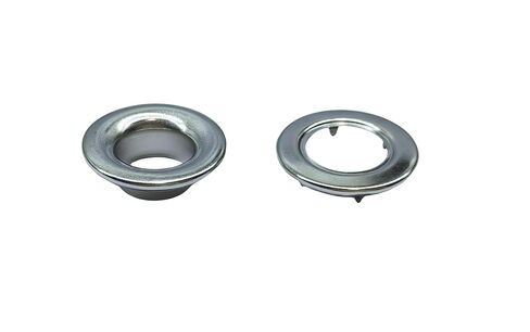 316 Stainless Steel Rolled Rim Grommet and Spur Washer Set – 1/2" Inner Diameter, Heavy-Duty Marine Grade Rustproof Eyelets, 50 Sets for Tarps, Canvas, Leather, Outdoor & Industrial Use in Kuwait