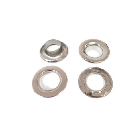 316 Stainless Steel Rolled Rim Grommet and Spur Washer Set – 1/2" Inner Diameter, Heavy-Duty Marine Grade Rustproof Eyelets, 50 Sets for Tarps, Canvas, Leather, Outdoor & Industrial Use in Kuwait