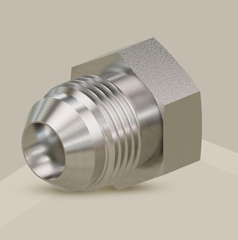 1/2" JIC 37° Cap & Plug Kit – Dash #08 | Hydraulic Hose, Tube & Pipe Fitting | Steel JIC Cap & Plug Set for Hydraulic Line Protection | Reusable 37° Flare Fittings in Saudi Arabia