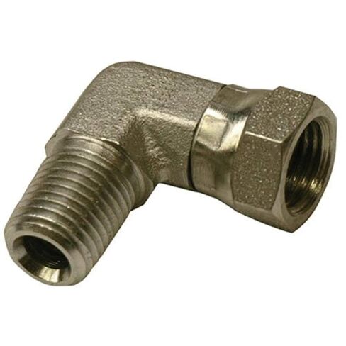 Apache 39005000 1/4 "أنبوب ذكر × 1/4" أنثى أنبوب دوار 90 درجة محول هيدروليكي (نمط 1501) in Saudi Arabia