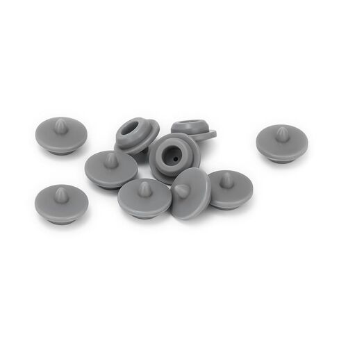 10 Pack Gray Silicone Oil Seal Plug, Rubber Oil Cap for 2" Liquid Filled Pressure Gauge in Kuwait