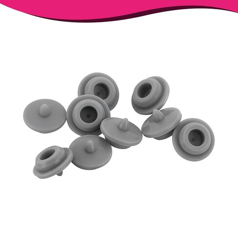 10 Pack Gray Silicone Oil Seal Plug, Rubber Oil Cap for 2" Liquid Filled Pressure Gauge in Kuwait