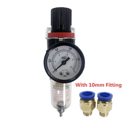 AFR-2000 Pneumatic Filter Regulator Air Treatment Unit Pressure Switches Gauge AFR2000(AFR-2000 w PC-10MM) in Saudi Arabia
