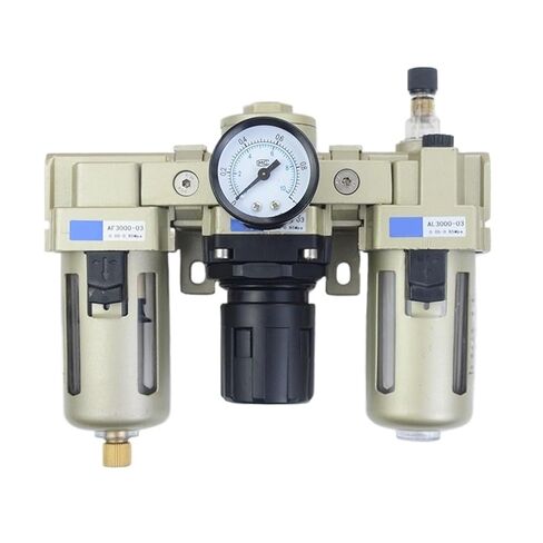 AC2000-02 1/4"Pressure Regulator Gauge Air Compressor Filter Oil Moisture Separator for Water Filters Dehumidifier(AC2000-02D) in Saudi Arabia
