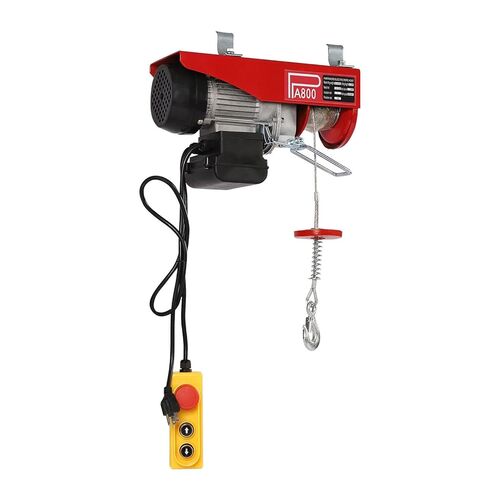 110V Electric Hoist Winch Portable Electric Winch 1763lbs Wire Overhead Hoist Crane Ceiling Garage Pulley Winch with Zinc-Plated Steel Wire and 6FT Remote Control w/Remote Control in Saudi Arabia