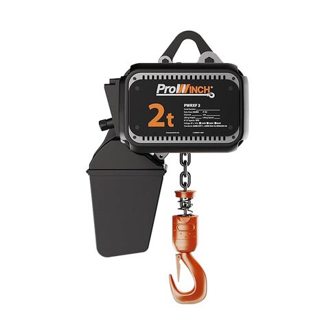 Prowinch 2 Ton Electric Chain Hoist with Variable Speed Control, 440~480V 50~60HZ, 3-Phase, Featuring a 20ft G100 Nickel Chain and Ideal for Heavy-Duty Lifting in Kuwait