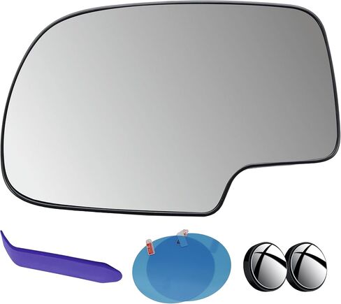 EAP DRIVER Side Mirror Glass متوافق مع Silverado ، Sierra ، Yukon ، Tahoe ، Suburban ، Escalade ، Avalanche 1999-2007 ، مسخن مع إشارة الدوران 88944391 in Saudi Arabia