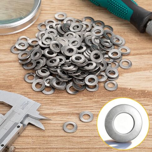 200 Pack 1/4" Belleville Washers Bulk Conical Disc Spring Cup Washers 18-8 Stainless Steel in Kuwait