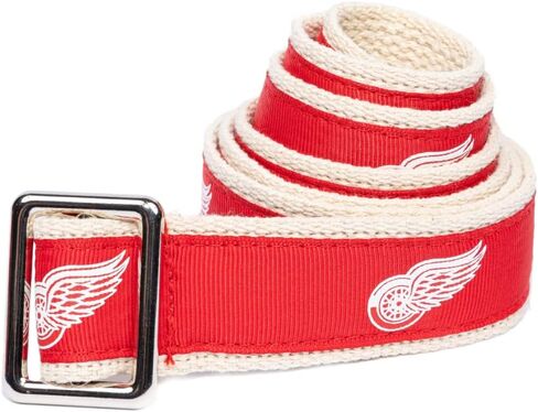 GELLS Detroit Red Wings NHL Hockey Belt Officially Licensed With Nickel Finished Brass Buckle And Logo Tin in Kuwait
