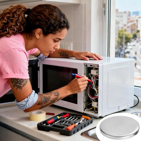 250 Pcs 0.6 Cm Stainless Steel Round Discs, 304 Stainless Steel Flat Washers, Solid Metal, Industrial Grade in Kuwait