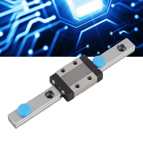 9mm LML9B Miniature Linear Rail, Mini Rail Block Set, Linear Rail with Bearing Steel Rail Block, for Precision Measurement Linear Motion Rail for Linear Slide and Rail(100mm) in Saudi Arabia