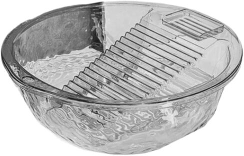 Washboard, Washboard Basin with Integrated Space Saving Scrub Board Laundry for(Clear) in Saudi Arabia