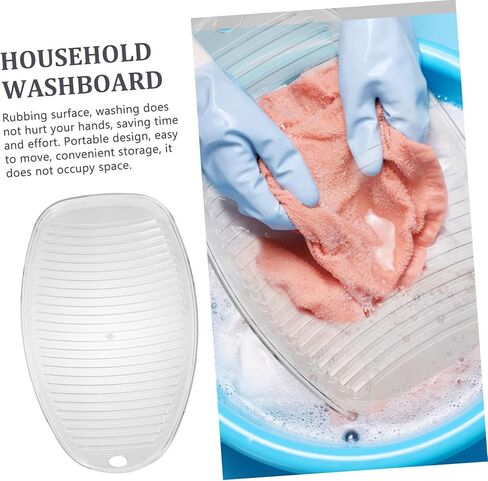 Washboard, Handheld Anti slip Washboard Hand Washing Lightweight Portable Clothing with in Saudi Arabia