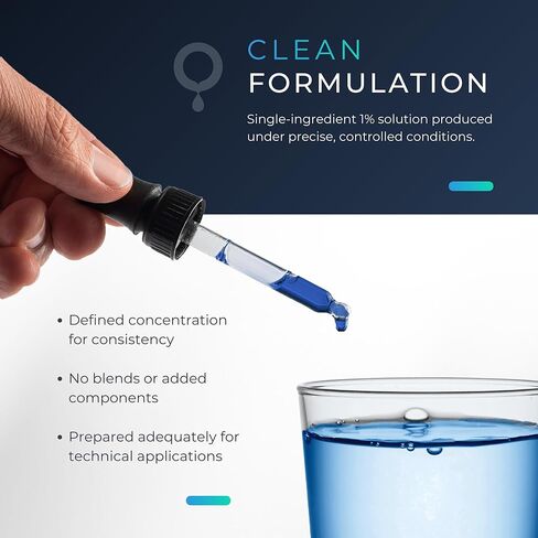 Compass Laboratory Methylene Blue 1% Solution | USP-Grade Research Formula | Premium Purity, Practitioner-Directed Use | 50 mL Amber Glass Dropper Bottle | Made in USA in Kuwait