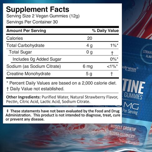 ويلنيس لابسركس كبسولات مكملة ليونز مين - كرياتين 5000 مجم | باقة in Kuwait