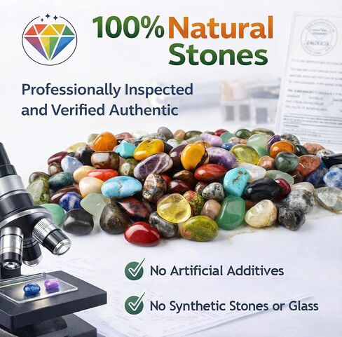 رقائق كريستال مصقولة مختلطة 200 قطعة - 0.3 بوصة رقائق حجرية مسحوقة وأحجار زجاجية بحرية شفاء كريستال الريكي لصنع ديكور المنزل in Kuwait