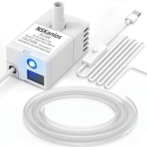 DC 5V USB مضخة مياه غاطسة مصغرة مع أنابيب لنافورة الحيوانات الأليفة ، حوض أسماك الحوض ، البركة ، نافورة ، الزراعة المائية in Kuwait
