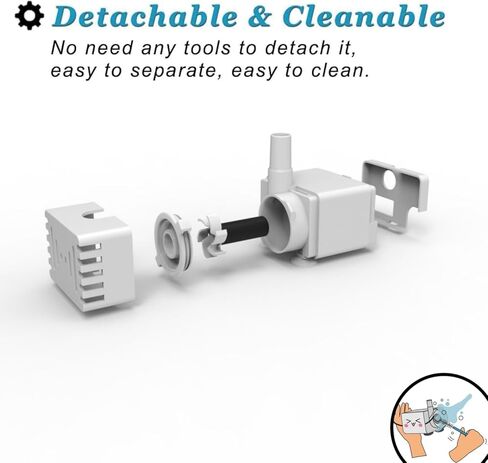 DC 5V USB مضخة مياه غاطسة مصغرة مع أنابيب لنافورة الحيوانات الأليفة ، حوض أسماك الحوض ، البركة ، نافورة ، الزراعة المائية in Kuwait