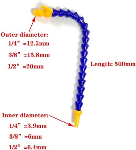 cnc milling machine mist cooling. 1 PCS 1/2 3/8 1/4'' 300mm 400mm with Round Flat Nozzle for CNC Milling Lathe Cooling Pipe(1/2-with Switch Round 500MM) in Kuwait