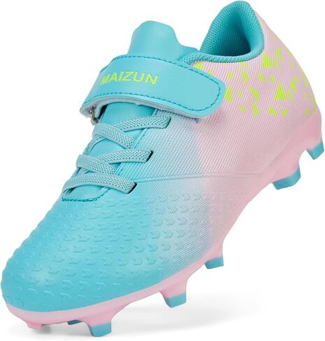 Moodeng Kids Soccer Cleats للشباب أحذية كرة القدم خفيفة الوزن ومتينة ومتعددة الأرضية للأولاد والبنات والأطفال الصغار/الأطفال الكبار in Kuwait