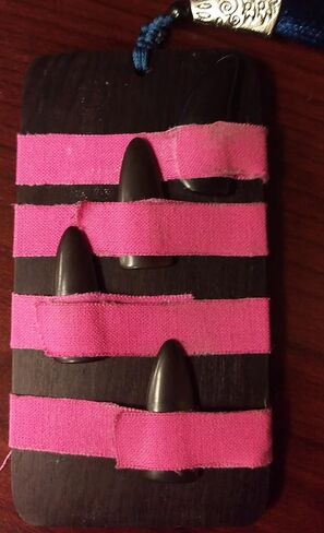 Blackwood Guzheng Finger Picks Taping Board 黑檀古筝指甲板 in Kuwait