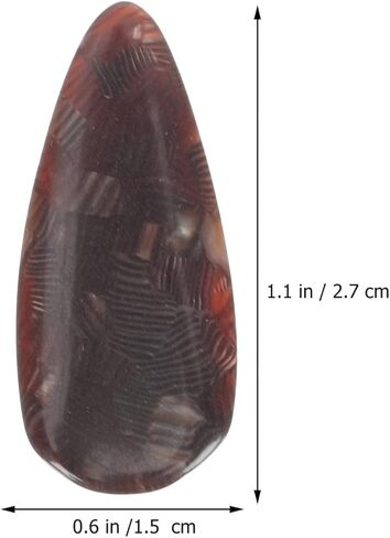 Generic Professional Guzheng Nails Horn Finger Protectors for Guzheng Beginners Guqin Instrument (Black) in Kuwait