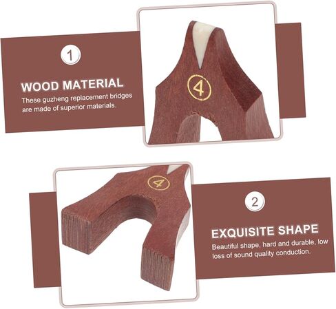 VICASKY Complete Set of 21 String Pillars Bridge for Musical Instruments for Practice in Kuwait